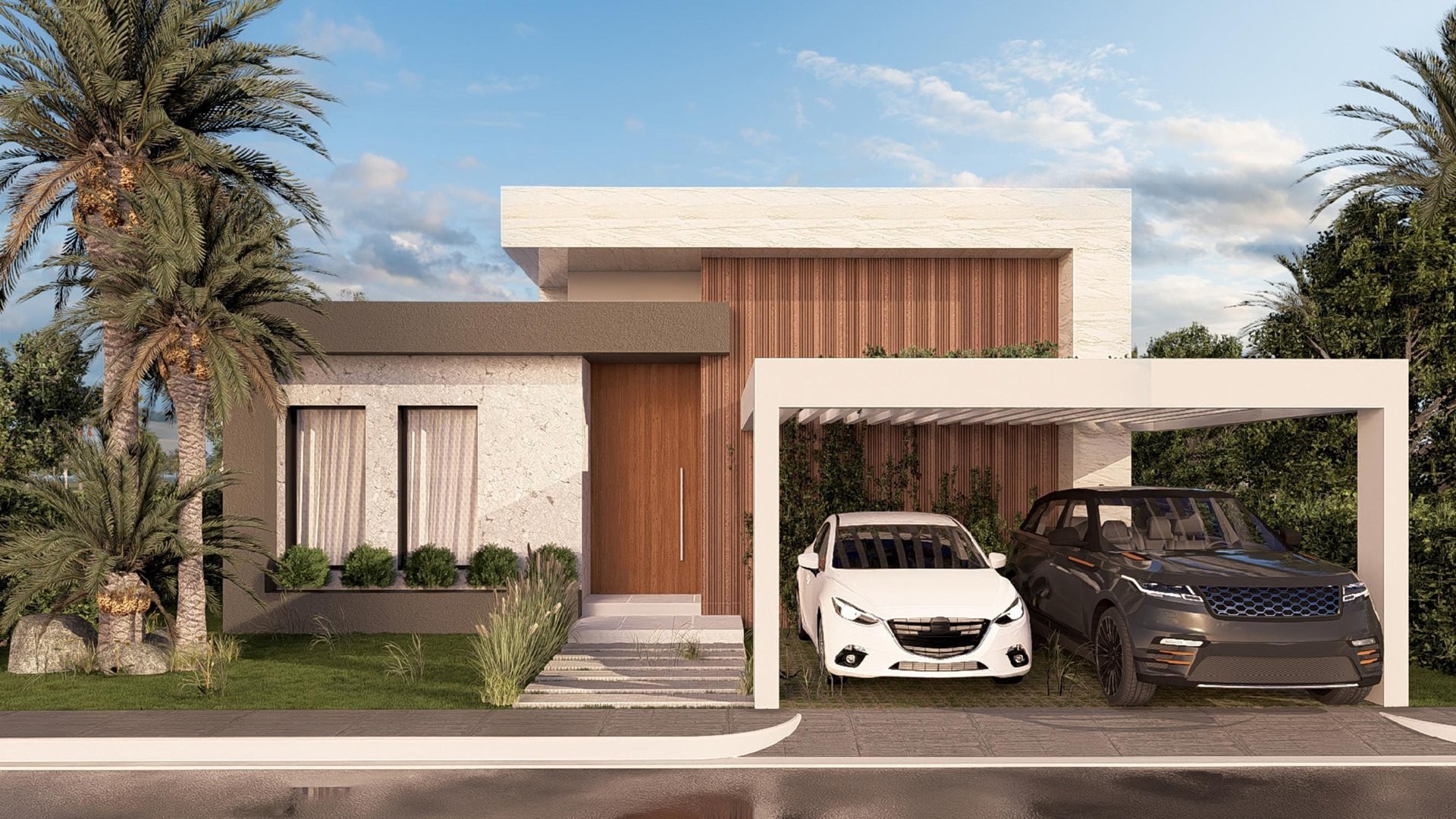 Villa Golf 6 de una planta con piscina en Punta Cana
